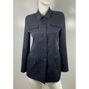J. Crew Black Label Women 100% Wool Blazer